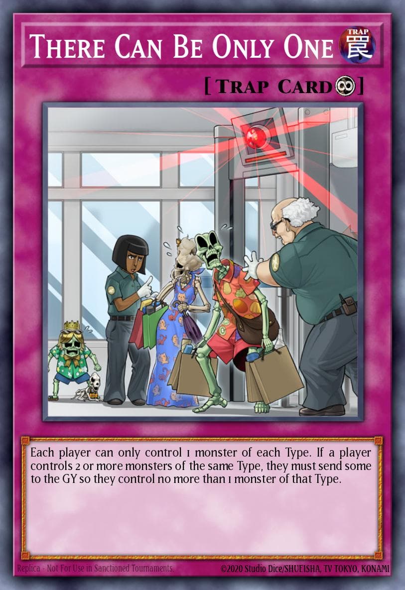 There Can Be Only One Duel Devastator card