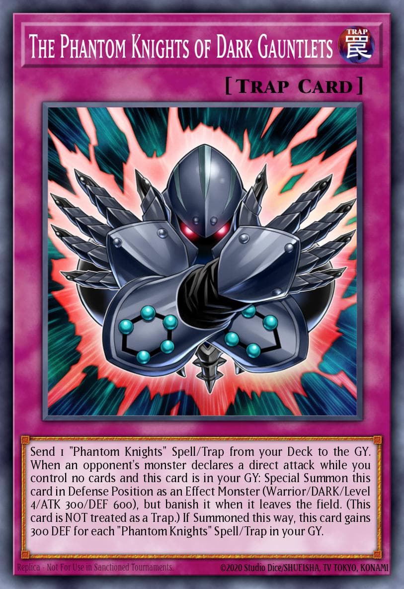 The Phantom Knights of Dark Gauntlets Legendary Hero Decks card