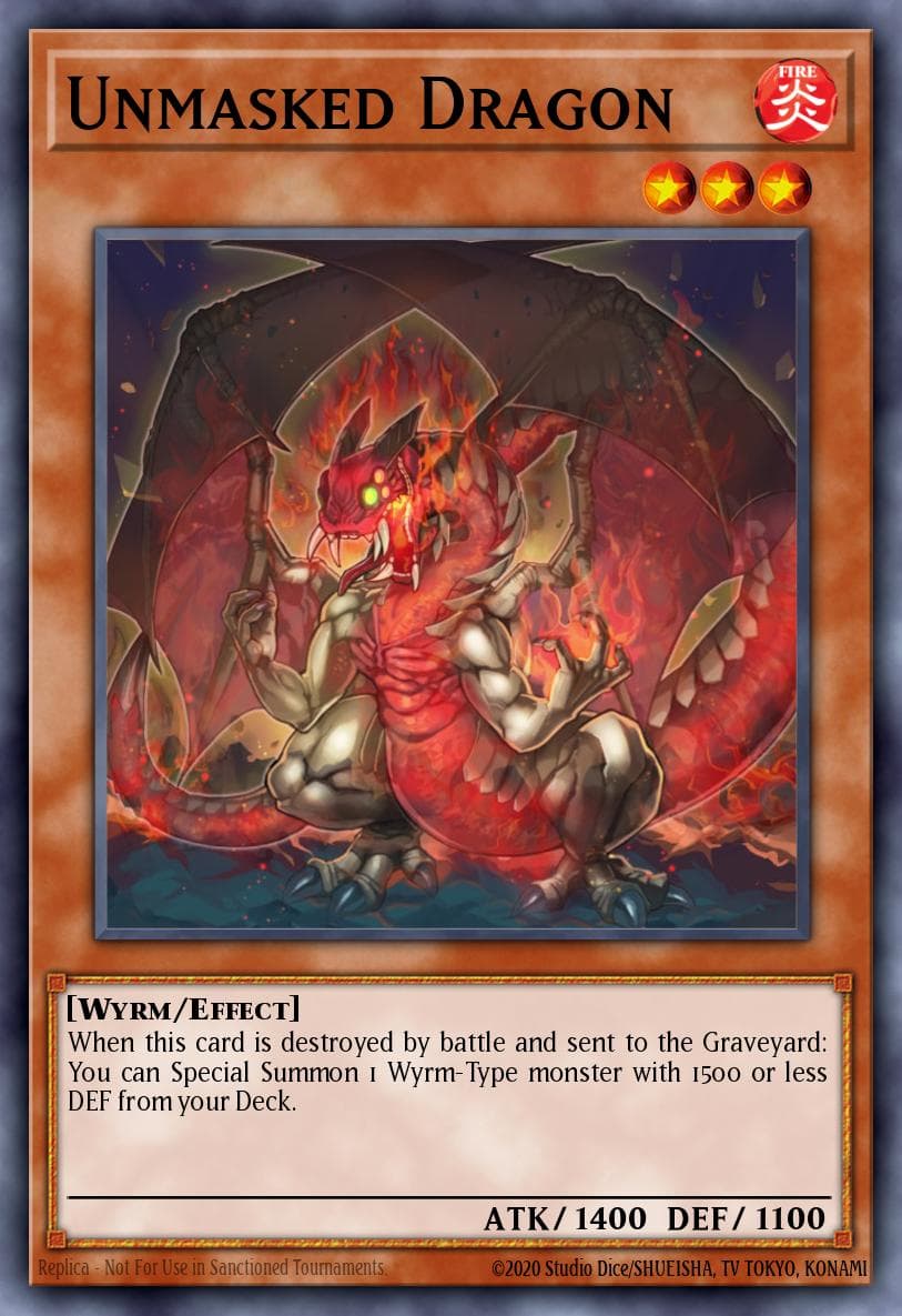 Unmasked Dragon The New Challengers: Super Edition card