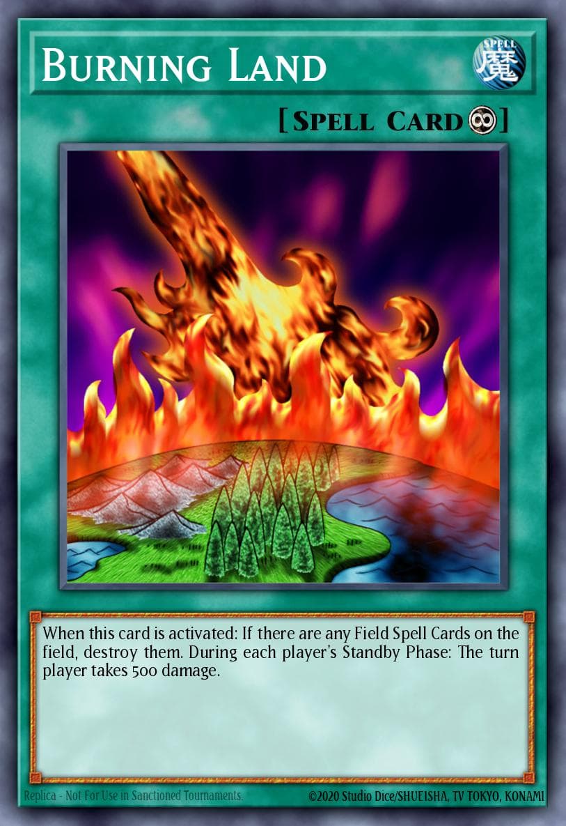 Burning Land Pharaoh's Servant card