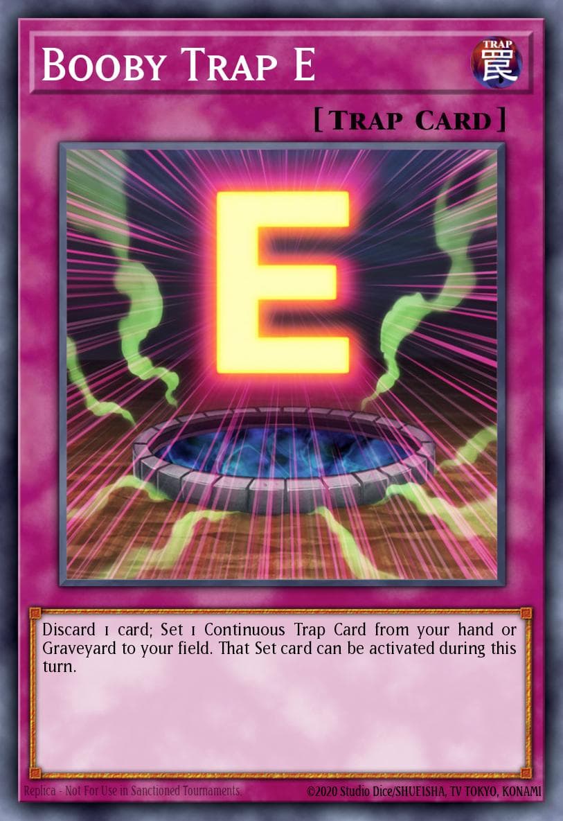 Booby Trap E 游戏王 card
