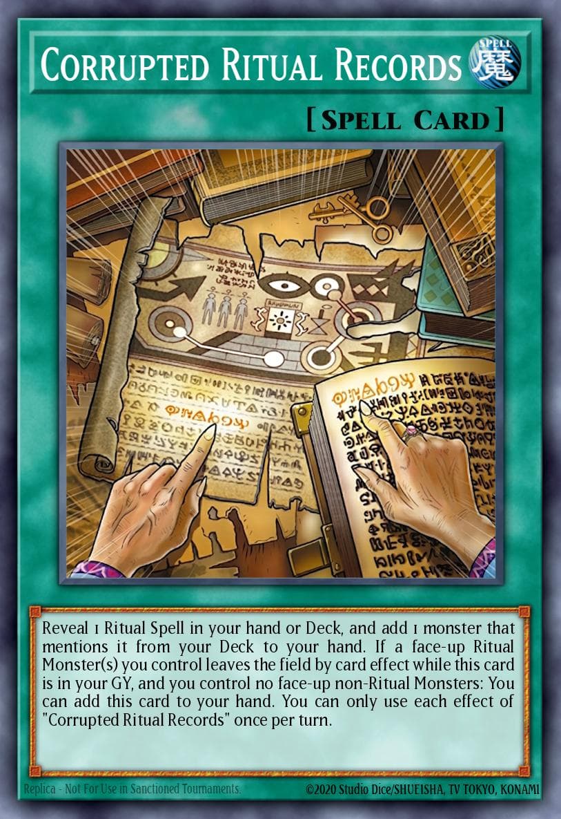 腐朽的祭仪要录 遊戲王 card