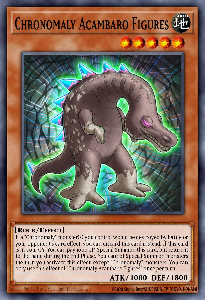 Chronomaly Acambaro Figures Dawn of Majesty Premiere! promotional card card