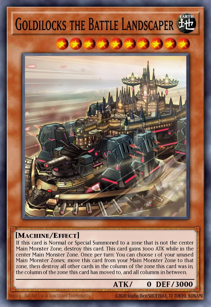 Goldilocks the Battle Landscaper Eternity Code Premiere! promotional card card
