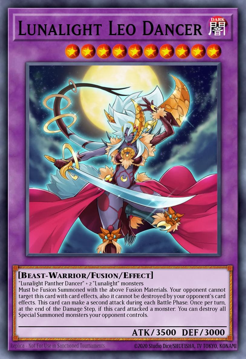 Lunalight Leo Dancer Legendary Duelists: Sisters of the Rose card
