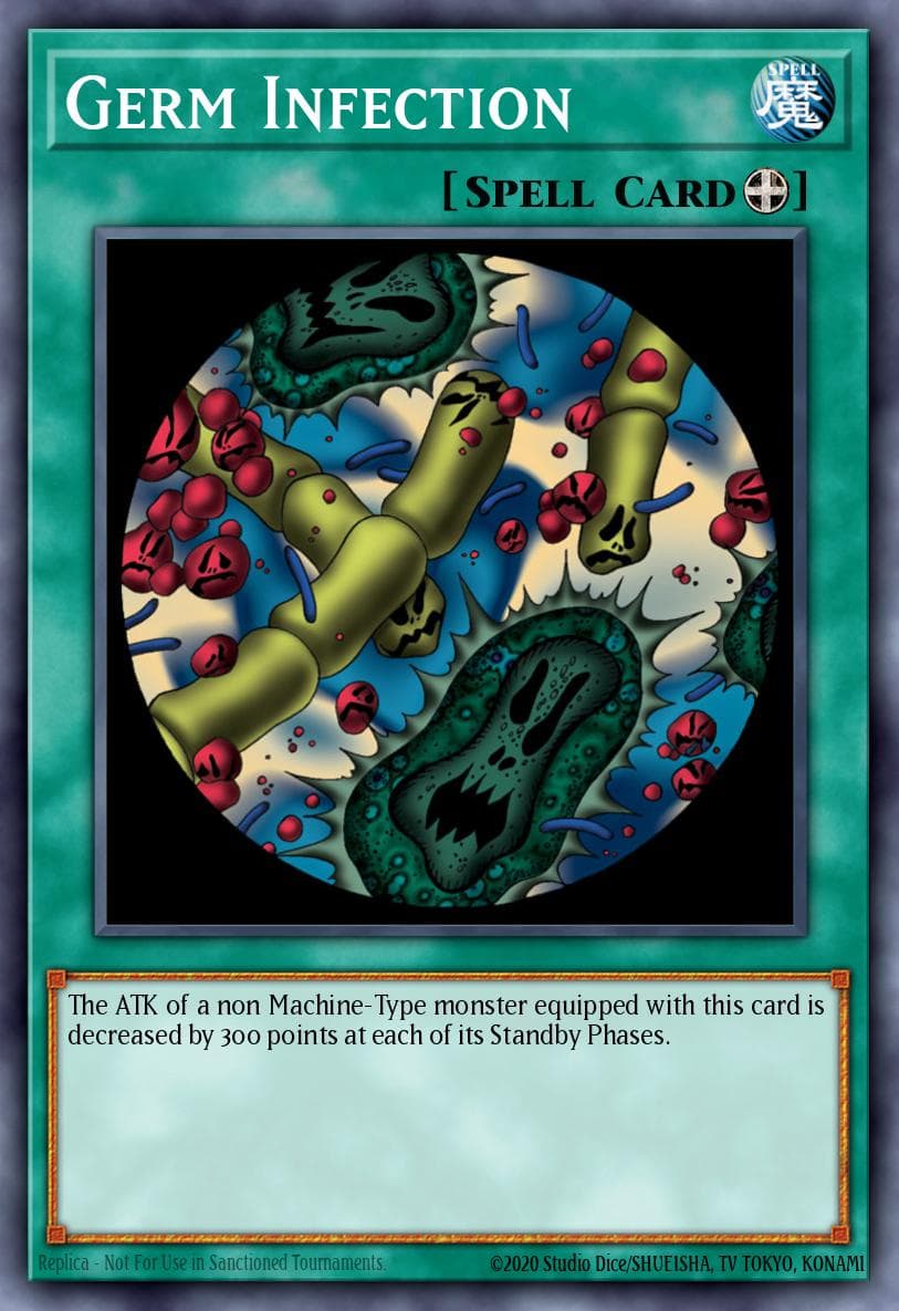 Germ Infection Metal Raiders card