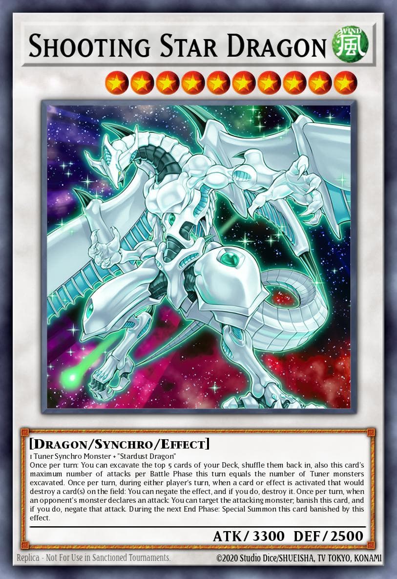 Shooting Star Dragon Collectible Tins 2010 Wave 2 card