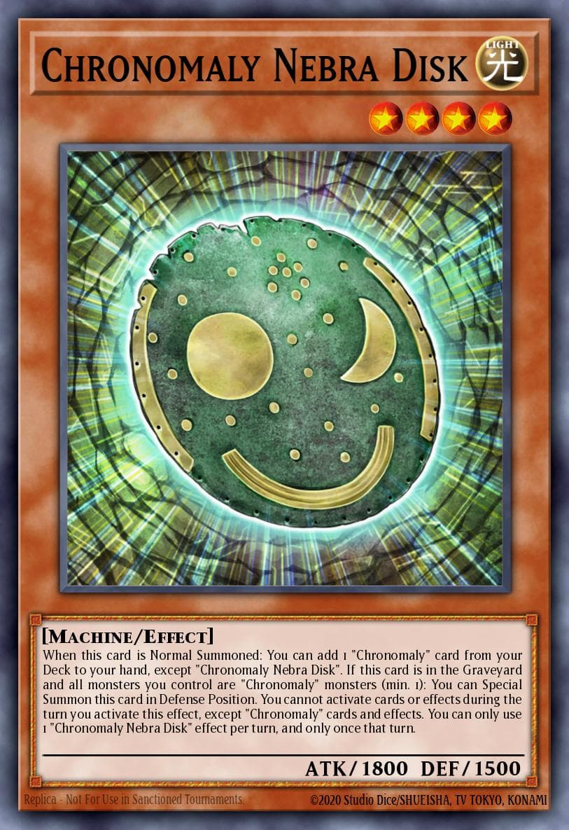Chronomaly Nebra Disk World Superstars card