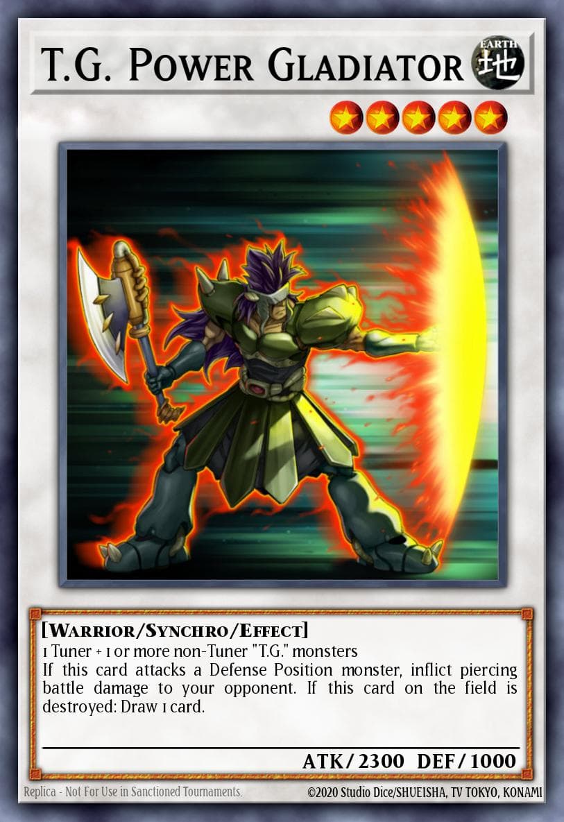 T.G. Power Gladiator Extreme Victory Sneak Peek Participation Card card