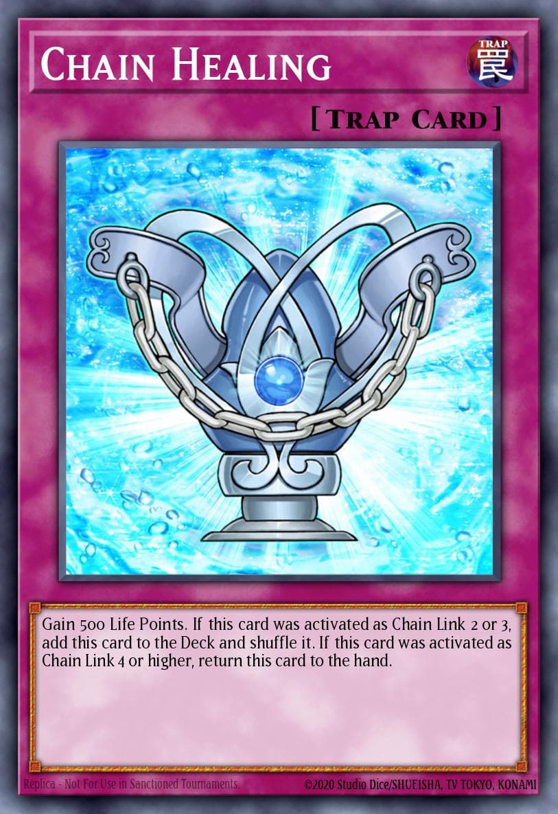 Chain Healing Cyberdark Impact card