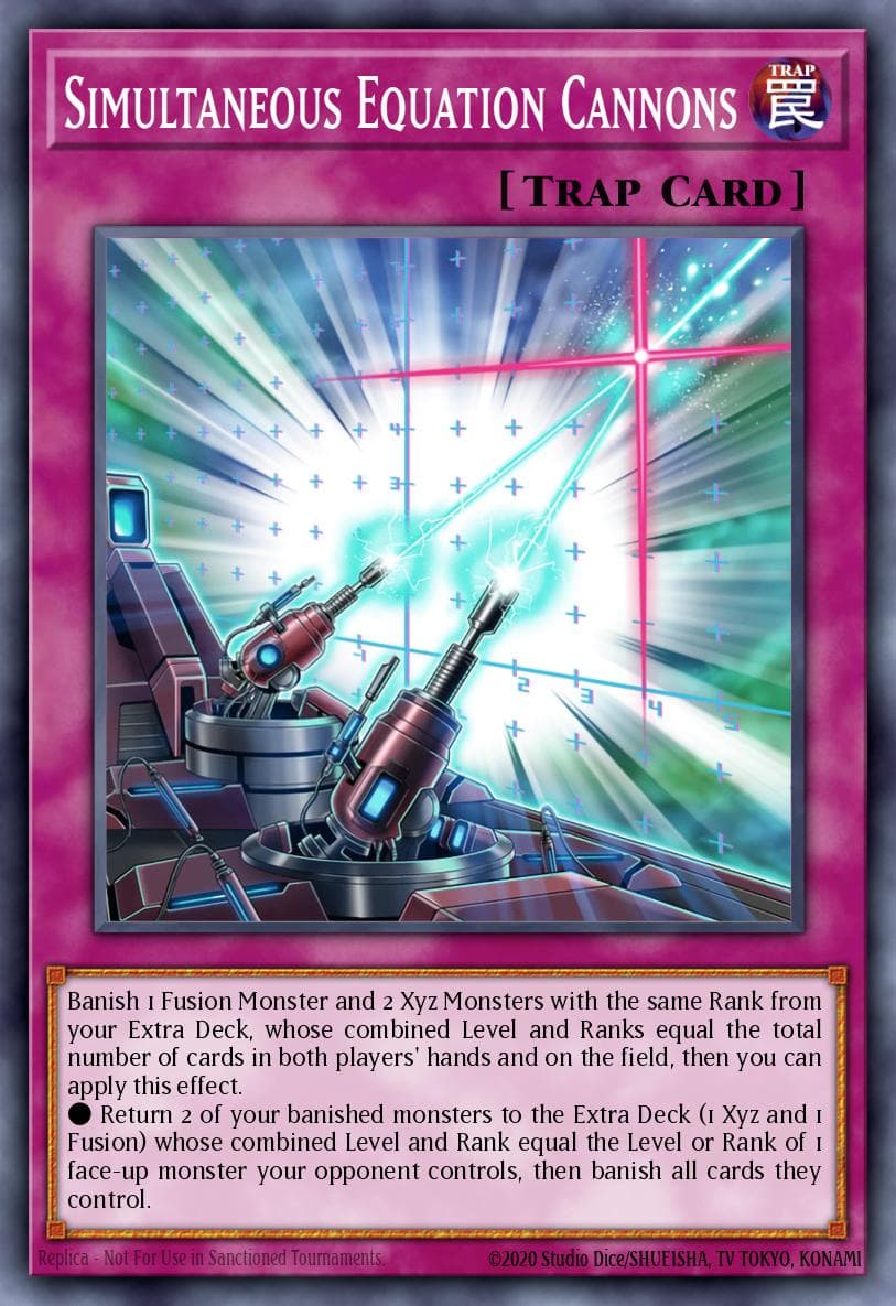 Simultaneous Equation Cannons Legacy of Destruction card