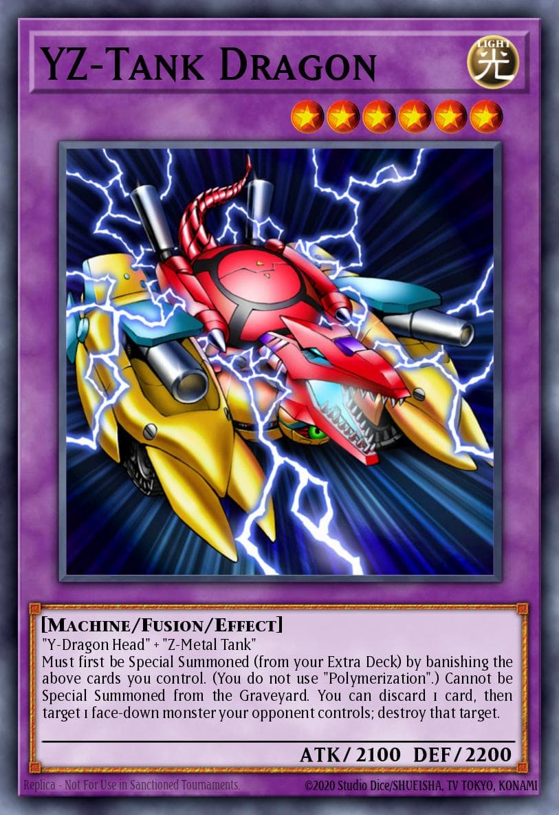 YZ-Tank Dragon Speed Duel: Battle City Box card