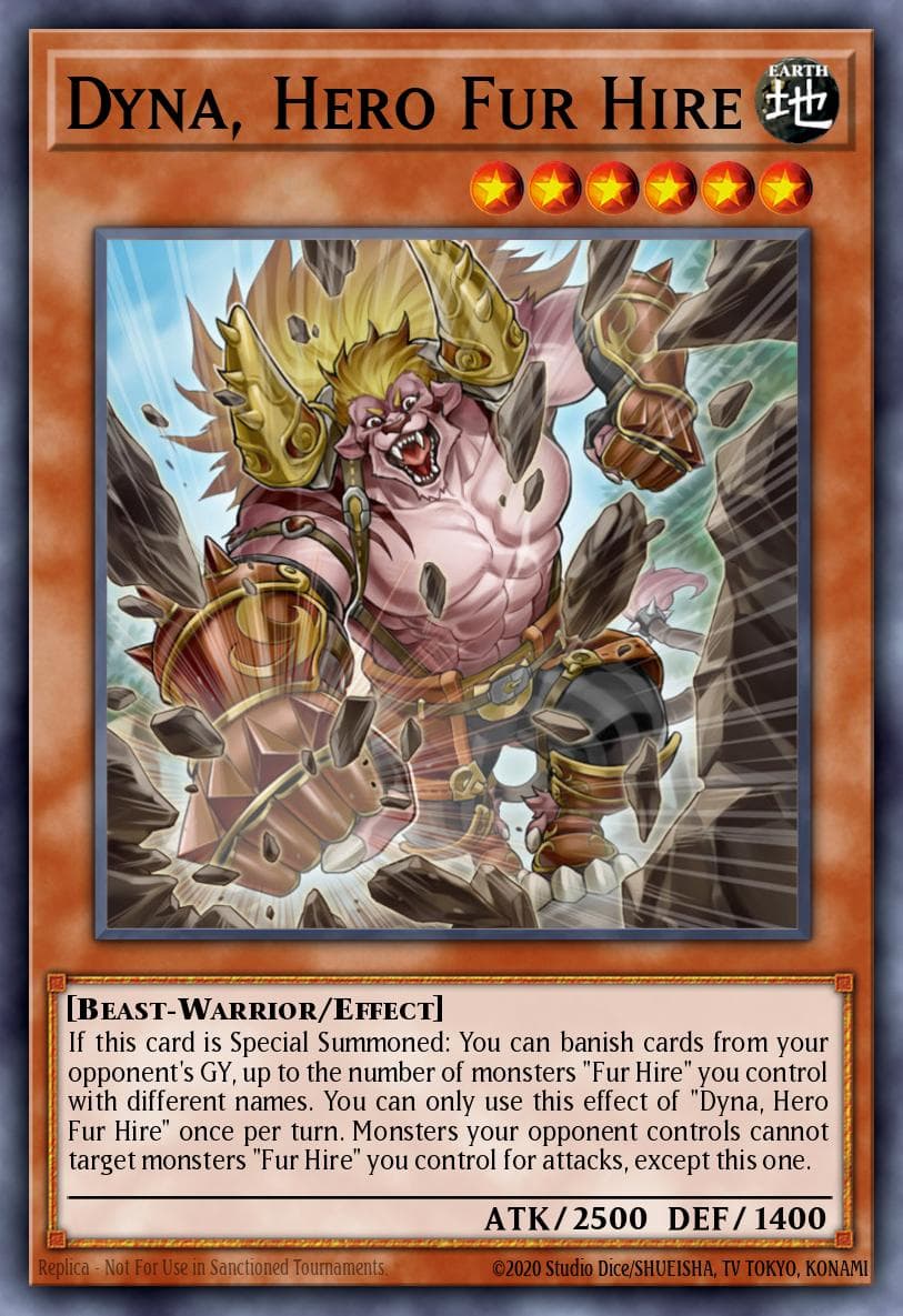 Dyna, Hero Fur Hire Dark Saviors card