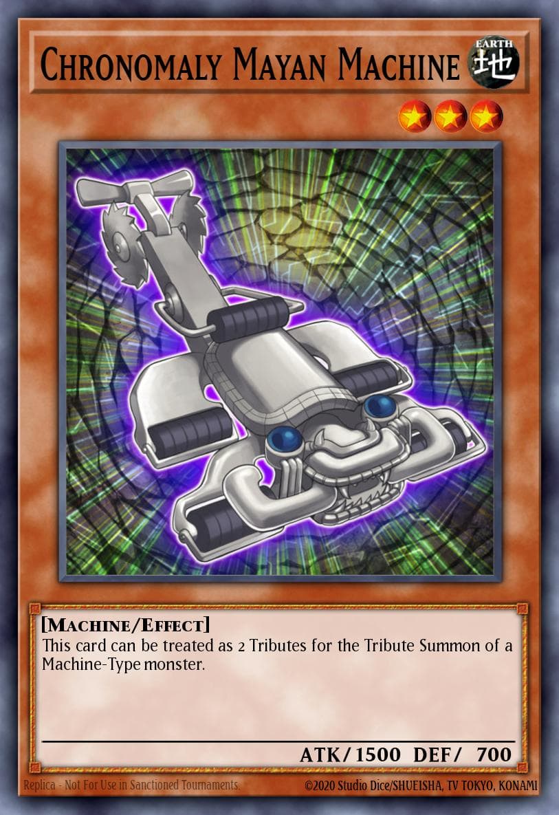 Chronomaly Mayan Machine Return of the Duelist: Special Edition card