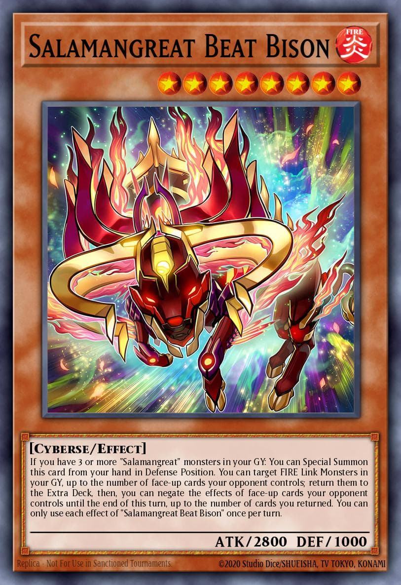 Salamangreat Beat Bison Structure Deck: Soulburner card
