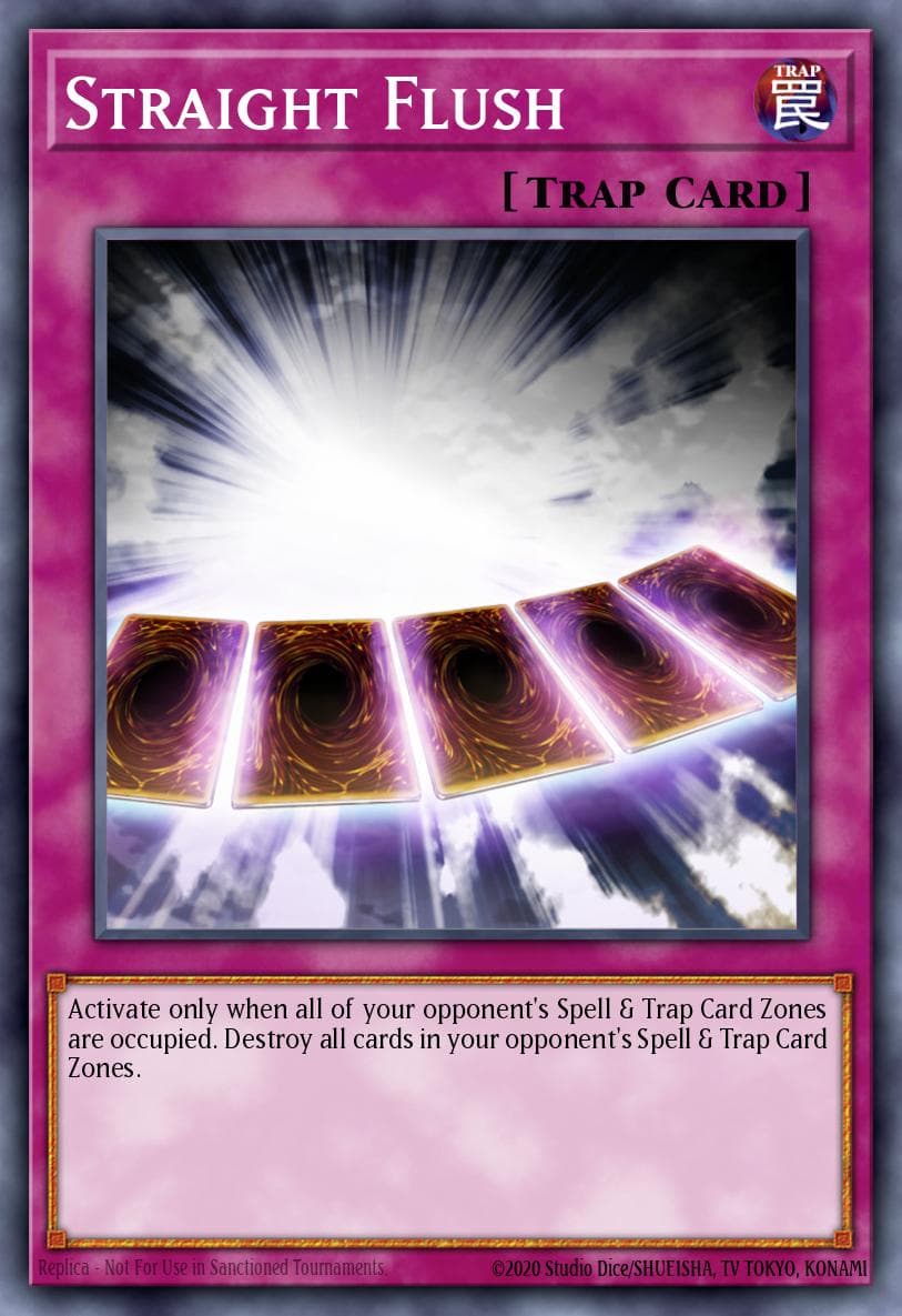Straight Flush Cyberdark Impact card
