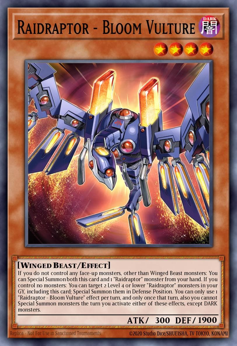 Raidraptor - Bloom Vulture 2025 Mega-Pack Tin card