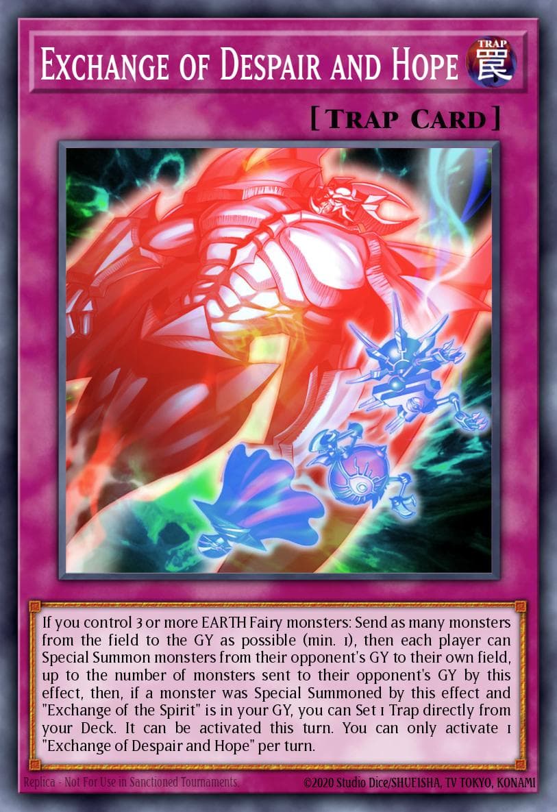 Exchange of Despair and Hope Magnificent Mavens card