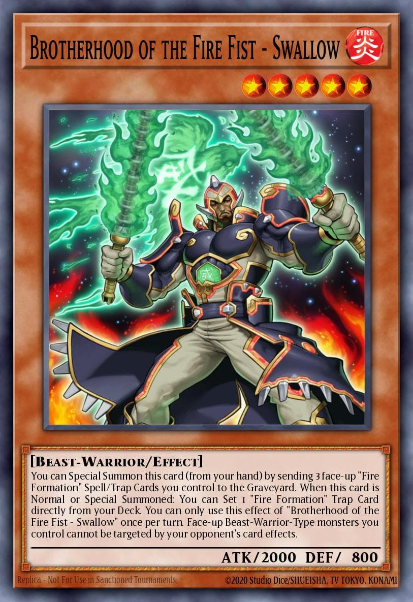 Brotherhood of the Fire Fist - Swallow Cosmo Blazer: Special Edition card
