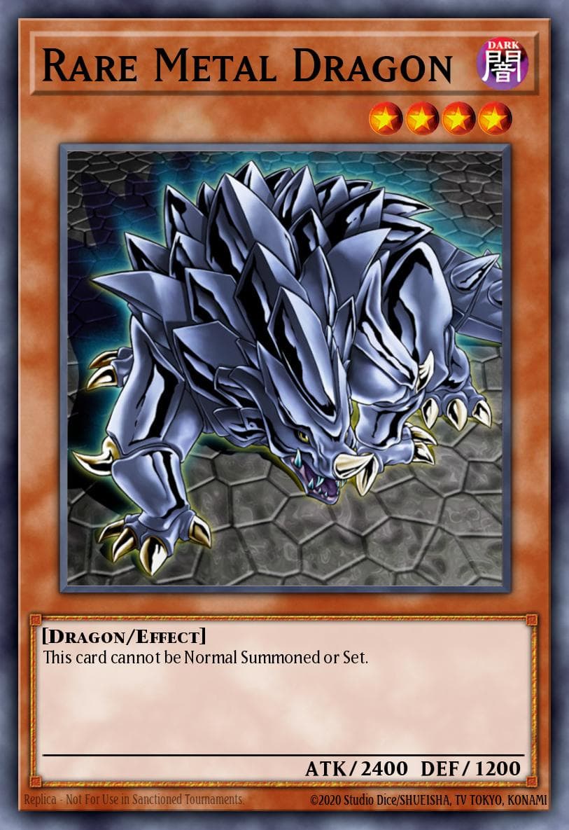 Rare Metal Dragon Gold Series card