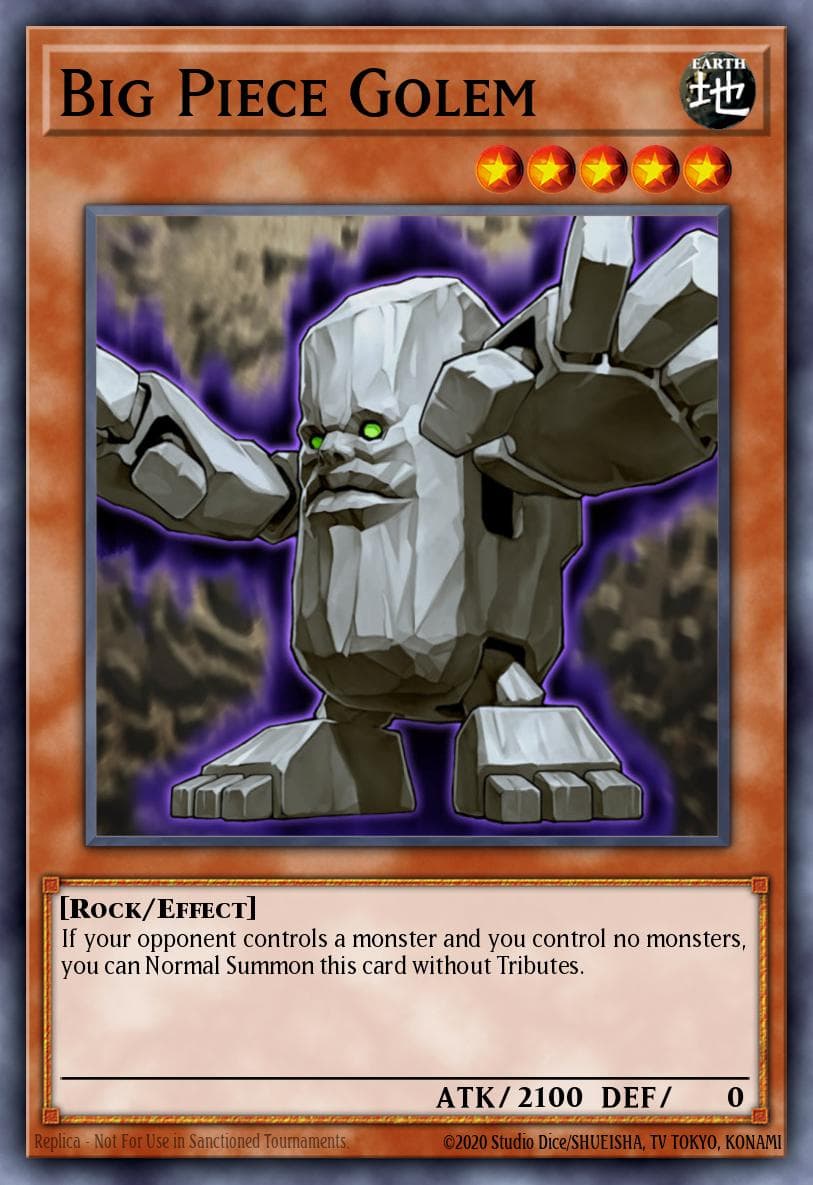 Big Piece Golem Duel Terminal 1 card