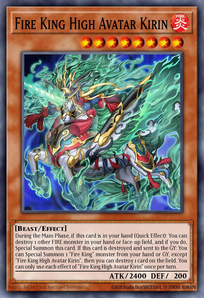 Fire King High Avatar Kirin Structure Deck: Fire Kings card