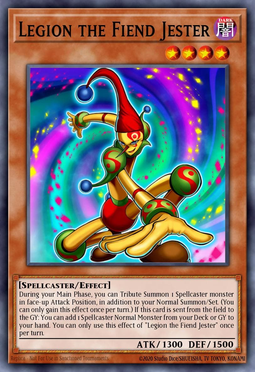 Legion the Fiend Jester Duelist Pack: Battle City card