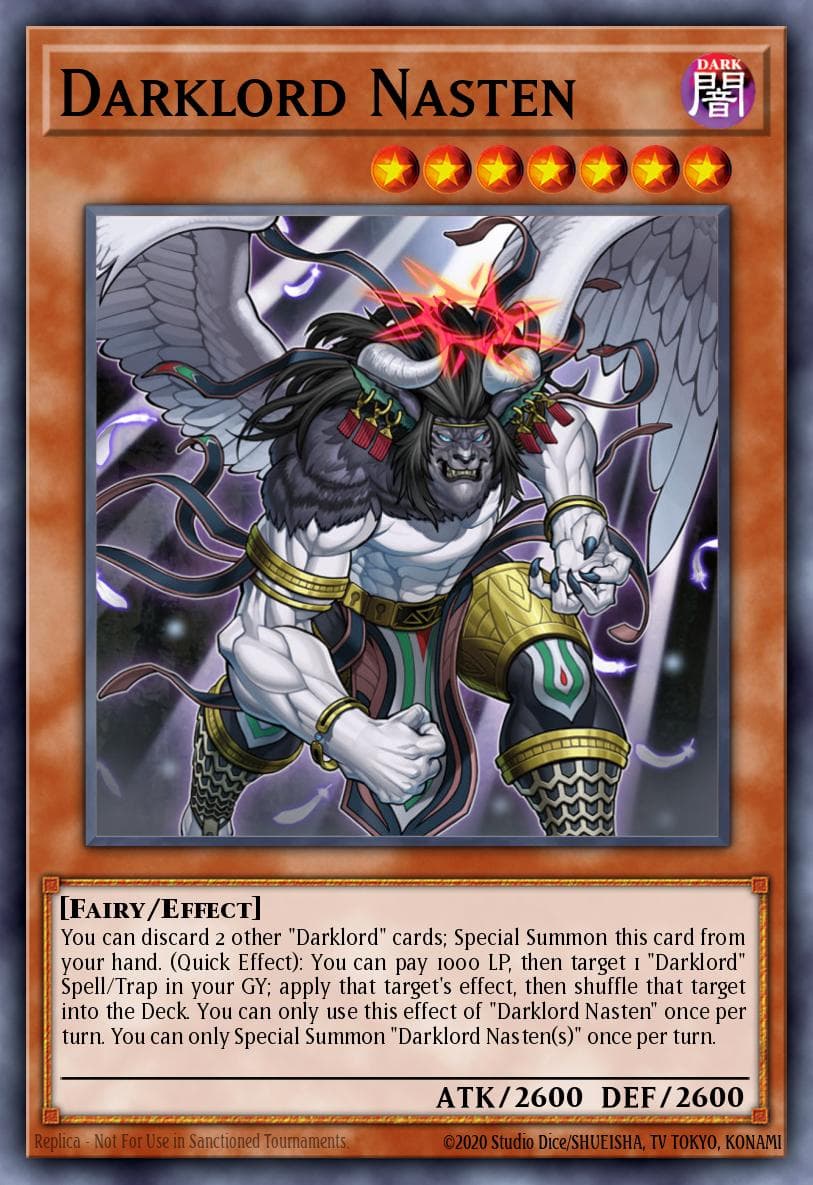 Darklord Nasten Battles of Legend: Relentless Revenge card