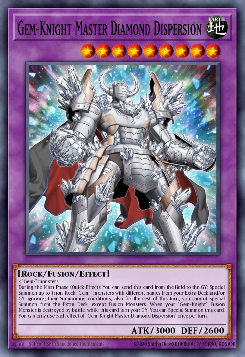 Gem-Knight Master Diamond Dispersion Battles of Legend: Monster Mayhem card
