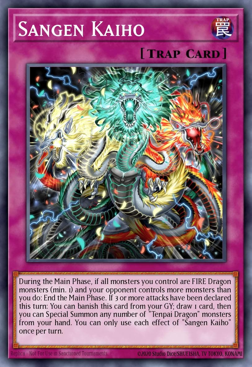 Sangen Kaiho The Infinite Forbidden card