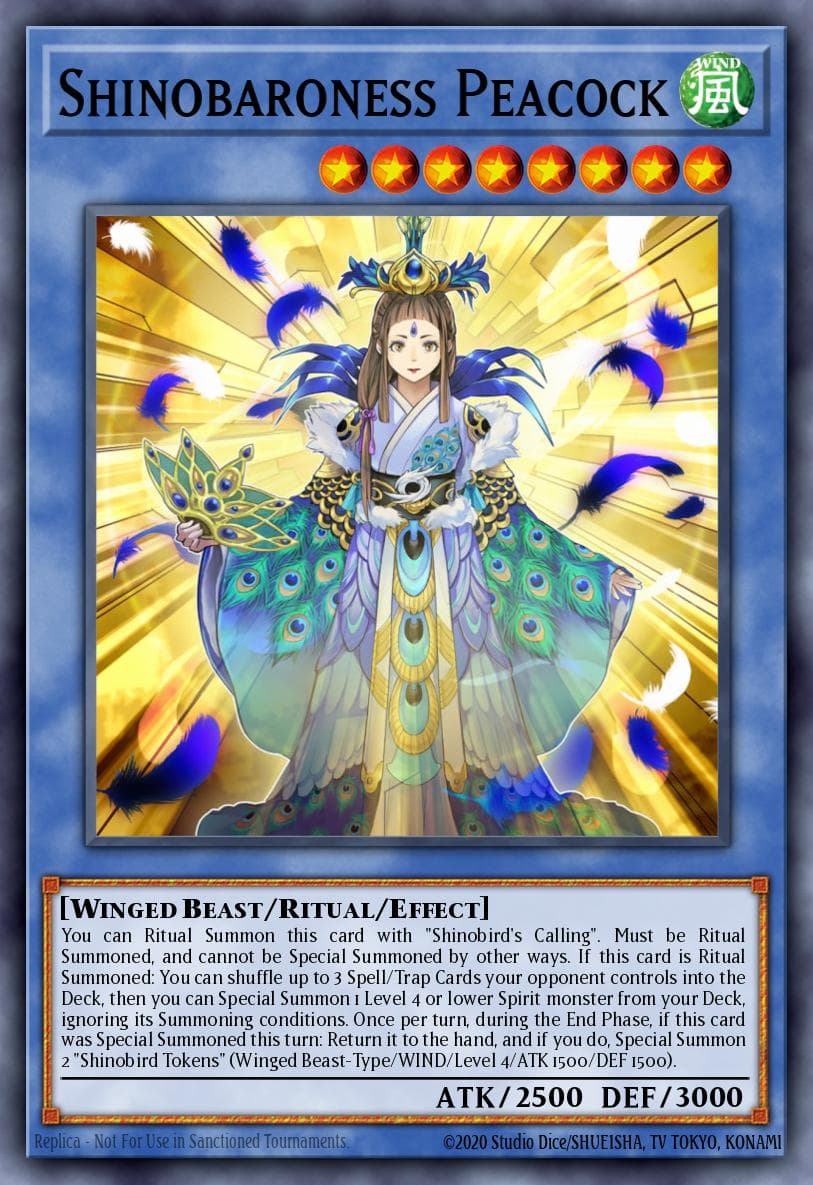 Shinobaroness Peacock 2017 Mega-Tin Mega Pack card
