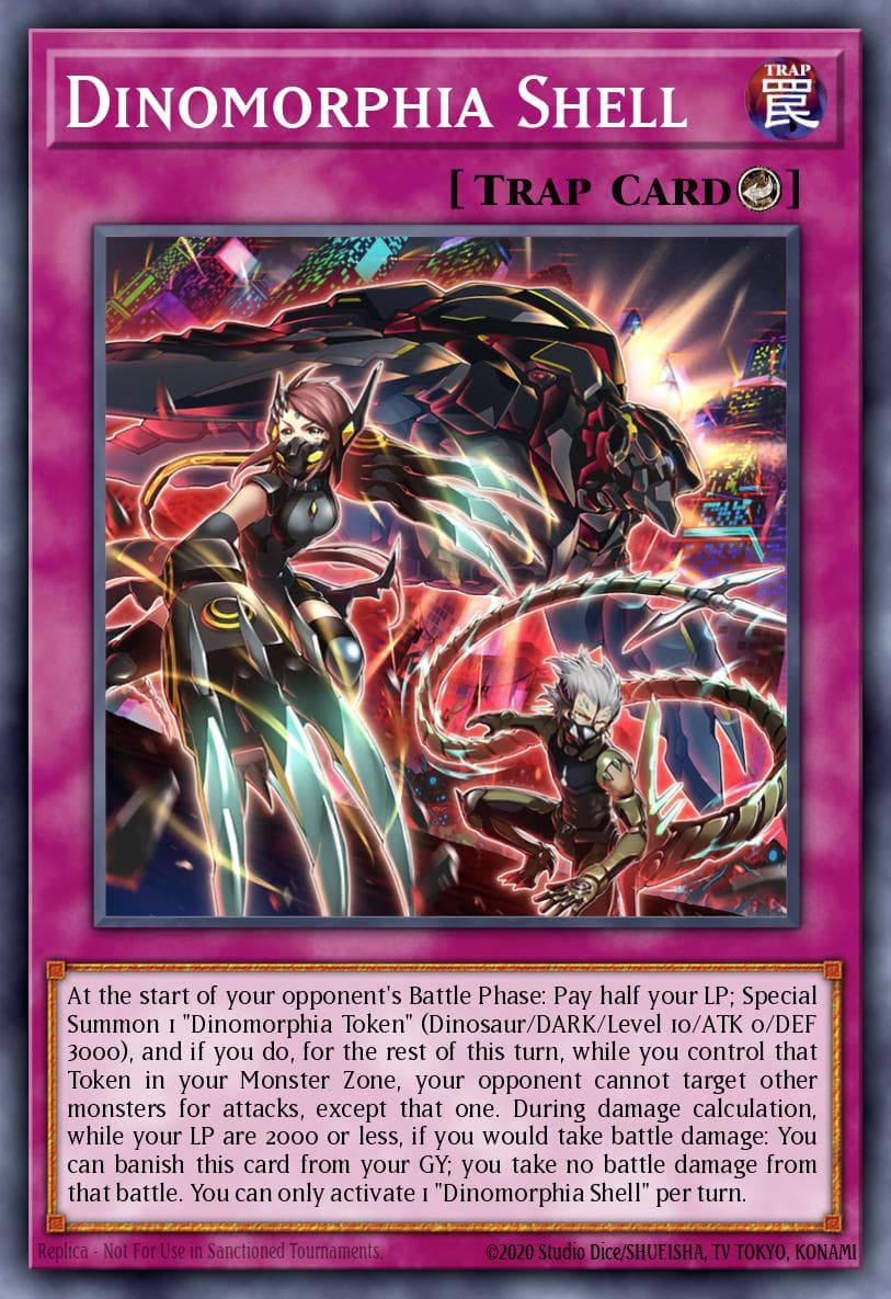 Dinomorphia Shell Battle of Chaos card