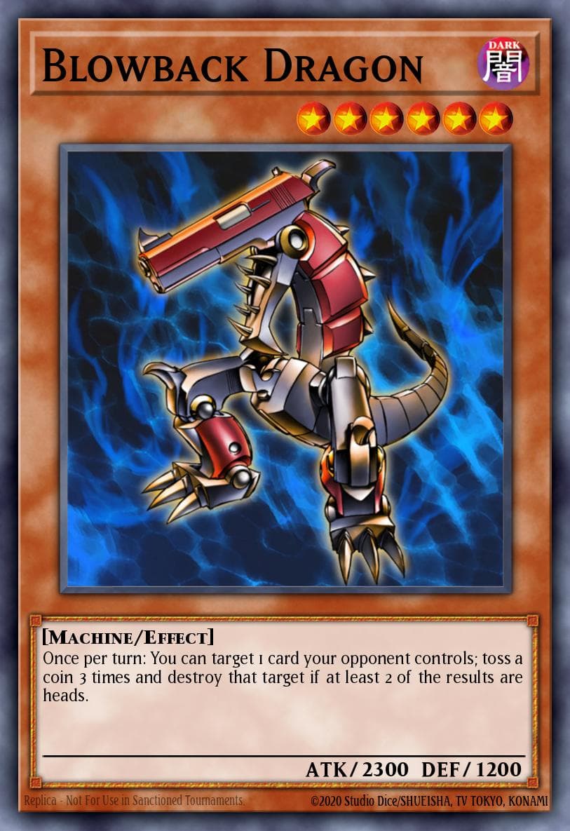 Blowback Dragon Speed Duel: Battle City Box card