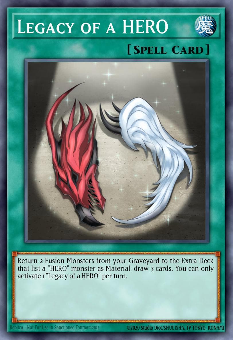 Legacy of a HERO Duelist Saga card