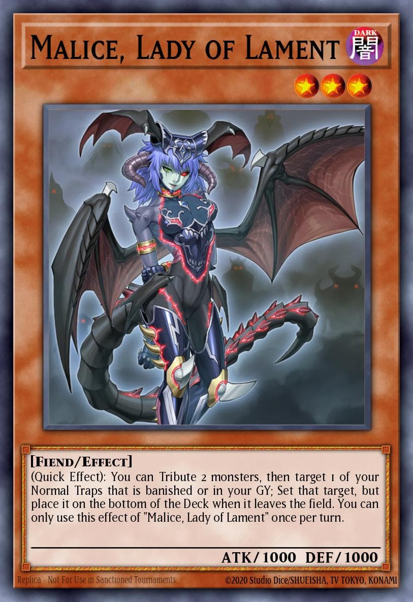 Malice, Lady of Lament Eternity Code Premiere! promotional card card