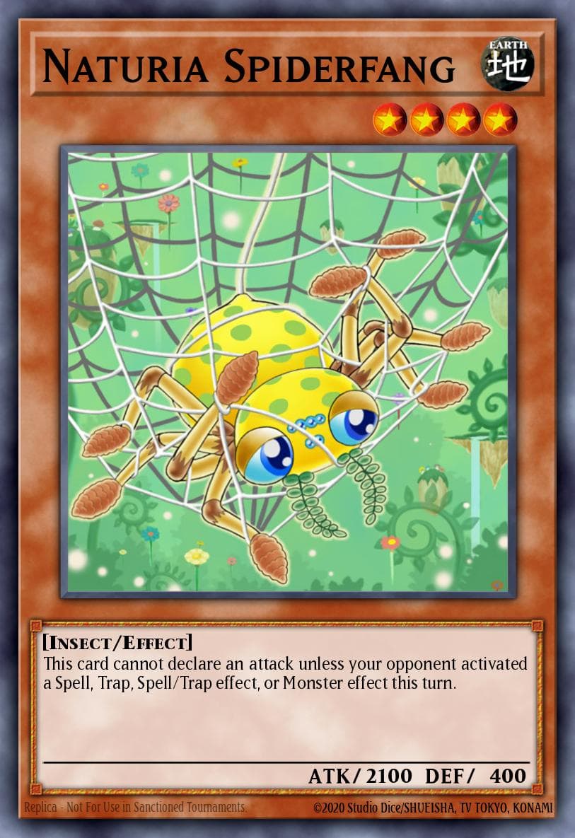 Naturia Spiderfang Hidden Arsenal 2 card