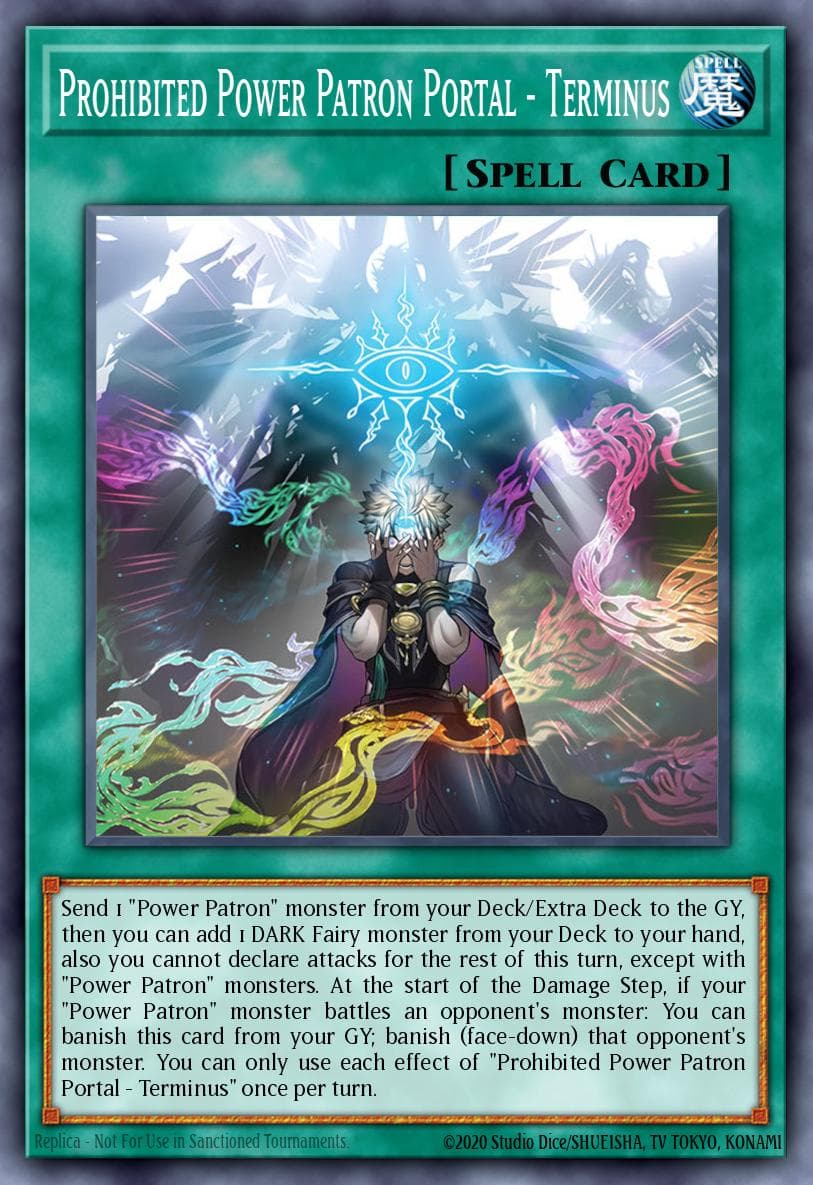Prohibited Power Patron Portal - Terminus Blazing Dominion card