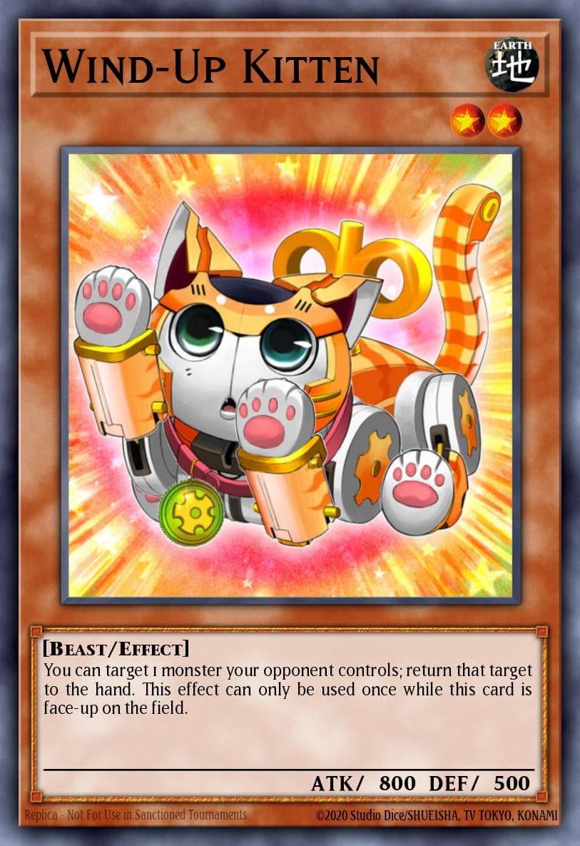 Wind-Up Kitten Maze of Memories card