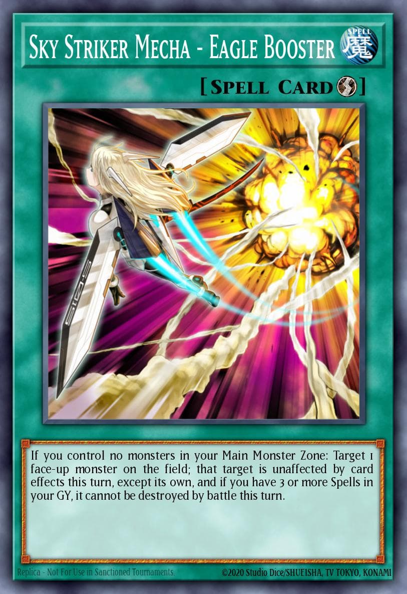 Sky Striker Mecha - Eagle Booster Dark Saviors card