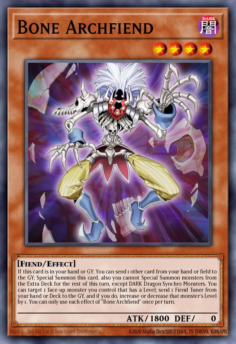 骸骨恶魔 遊戲王 card