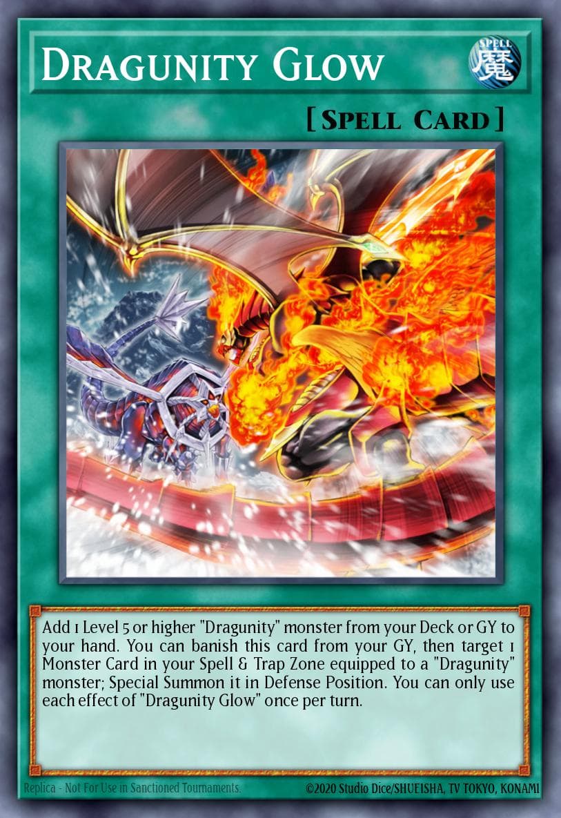 Dragunity Glow Ghosts From the Past card