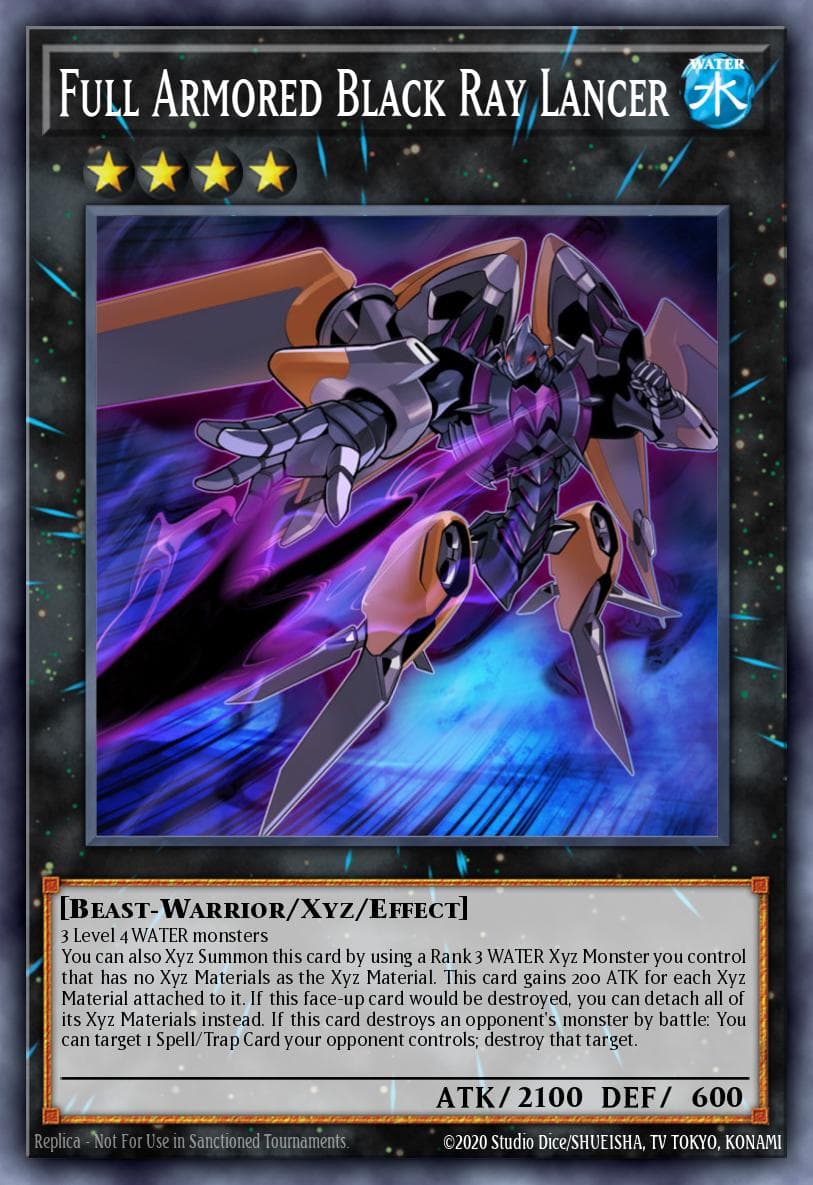 Full Armored Black Ray Lancer Legendary Duelists: Duels From the Deep card