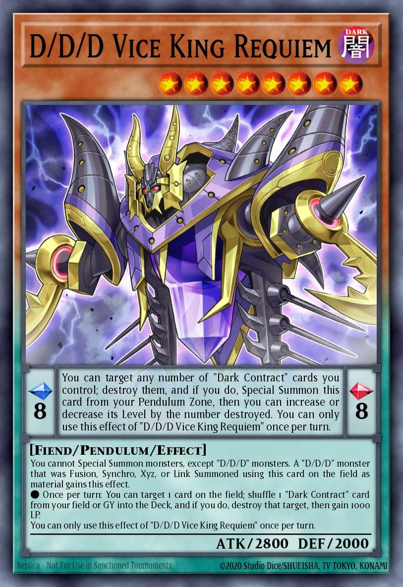 D/D/D Vice King Requiem Ghosts From the Past: The 2nd Haunting card