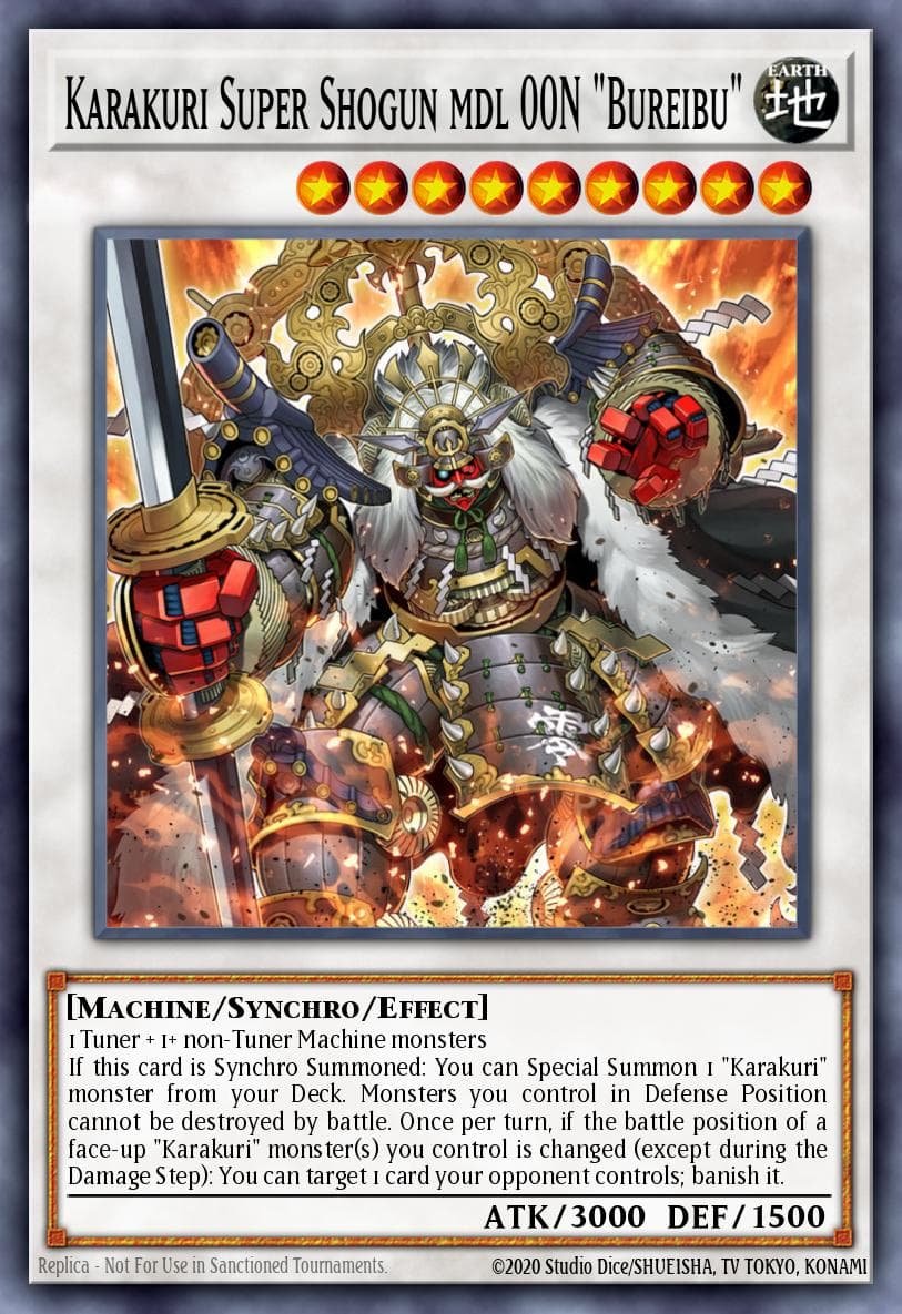 Karakuri Super Shogun mdl 00N "Bureibu" Ignition Assault Special Edition card