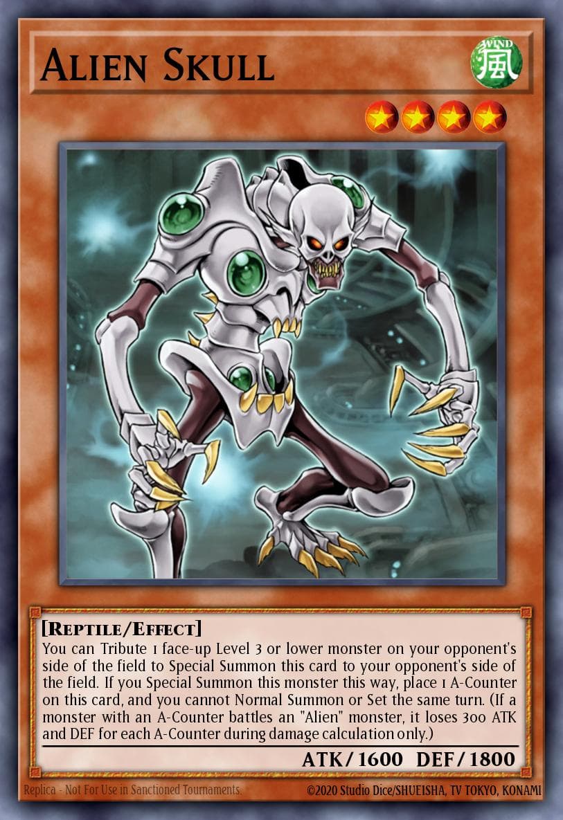 Alien Skull Power of the Duelist card