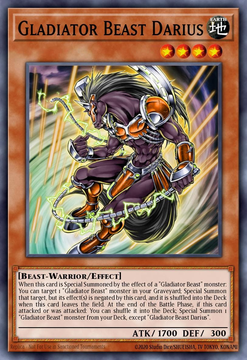 Gladiator Beast Darius Phantom Darkness: Special Edition card