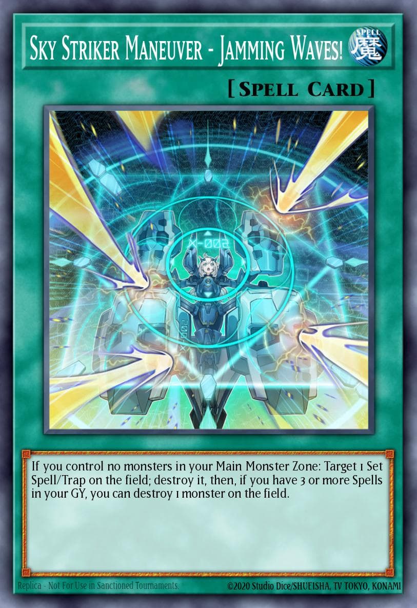 Sky Striker Maneuver - Jamming Waves! Dark Saviors card