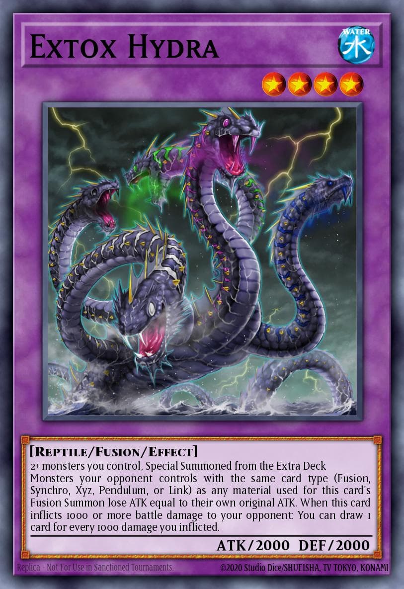 Extox Hydra Battles of Legend: Monstrous Revenge card