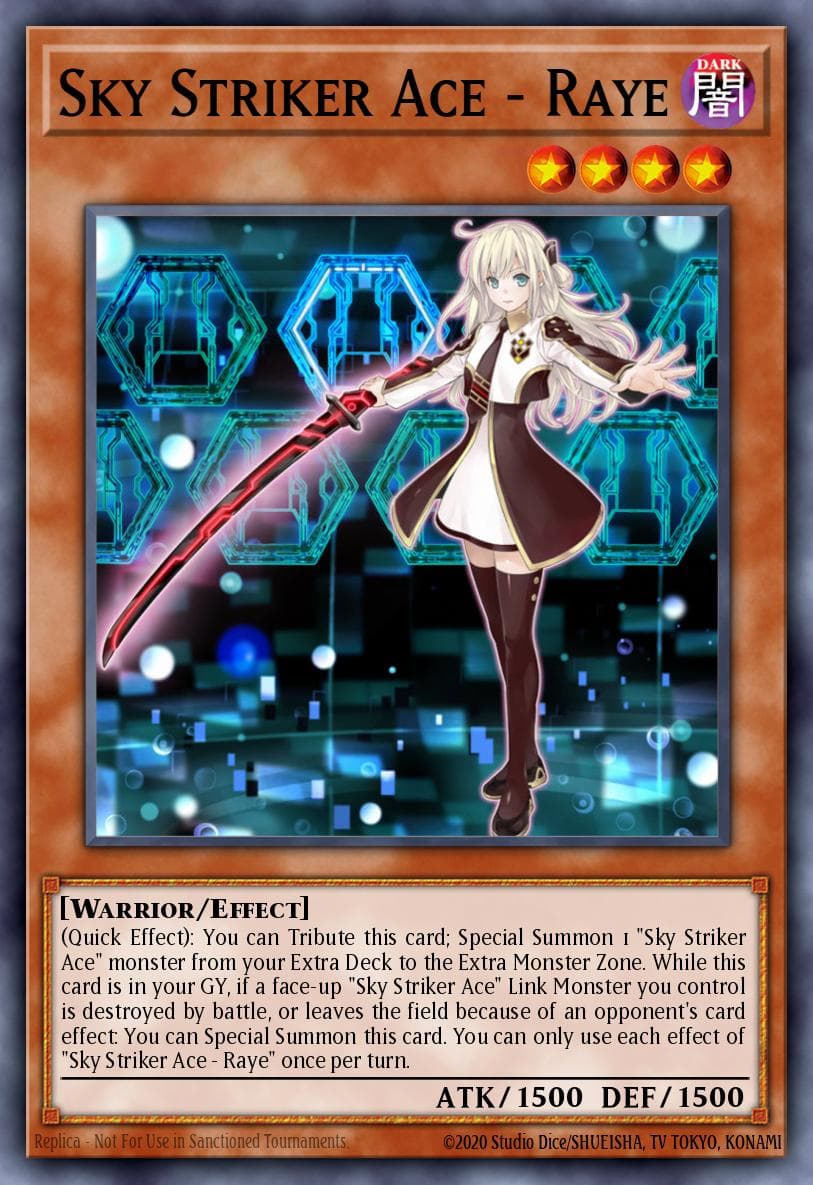 Sky Striker Ace - Raye Battles of Legend: Terminal Revenge card