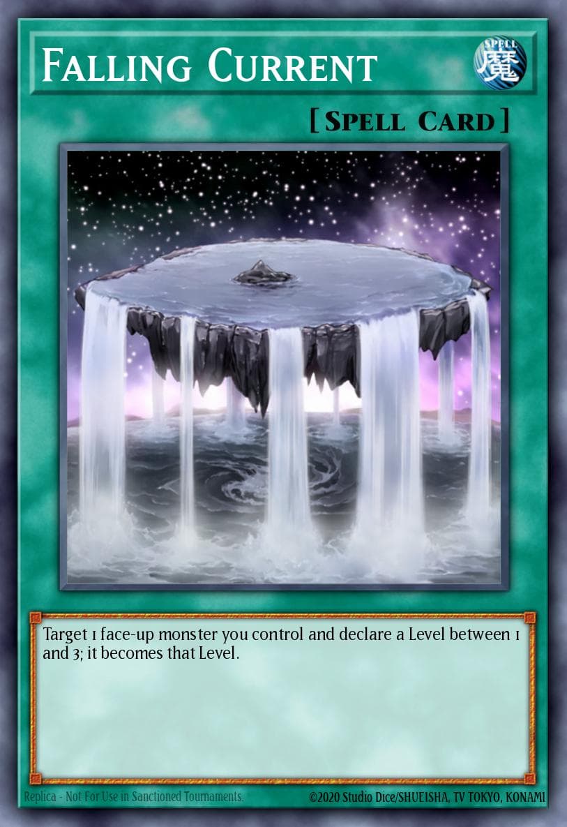 Falling Current 游戏王 card